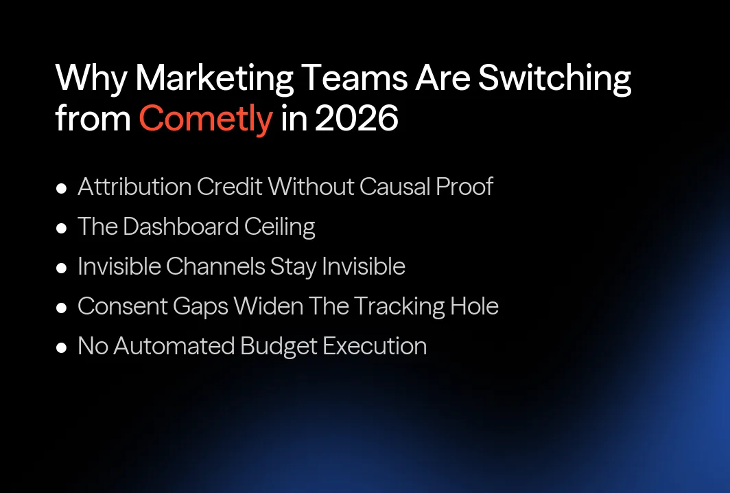Why marketing teams are switching from Cometly in 2026