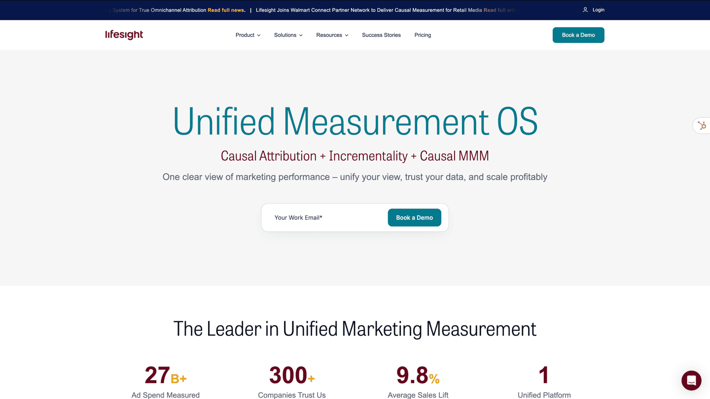 Lifesight marketing measurement platform