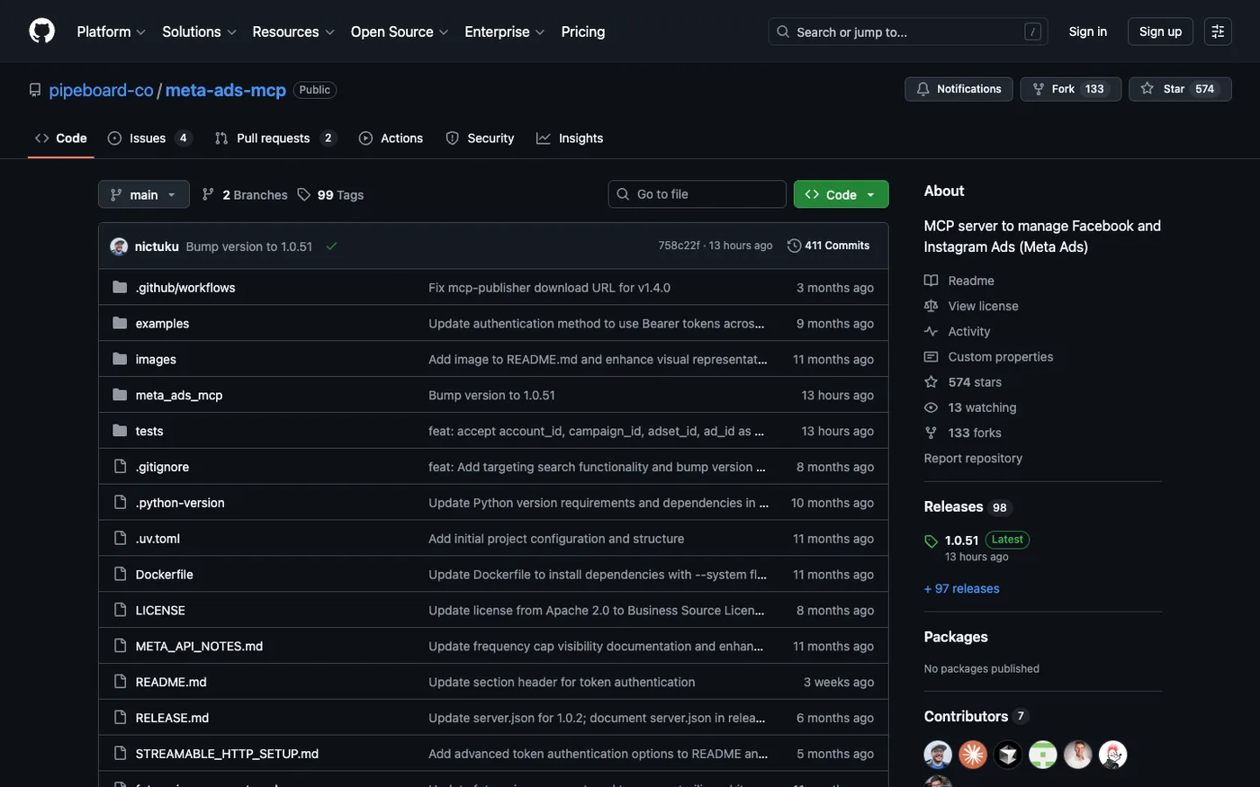 Meta Ads MCP interface