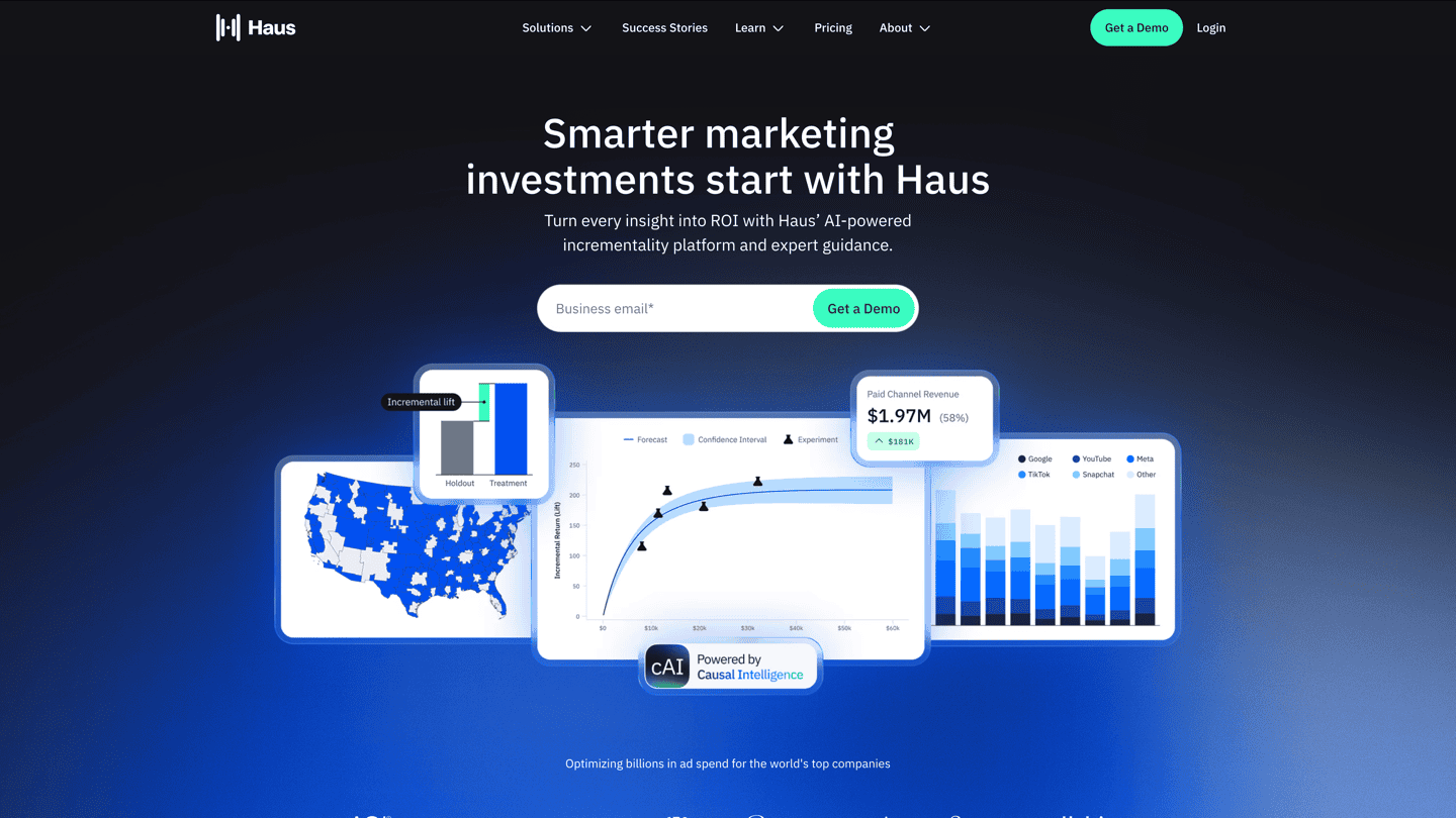 Haus incrementality testing platform