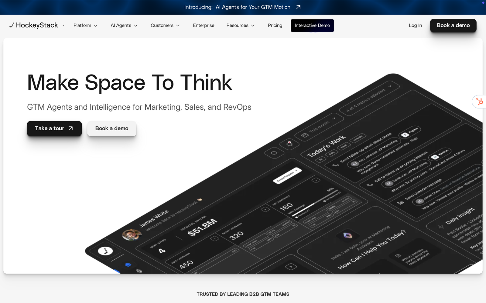 HockeyStack marketing platform