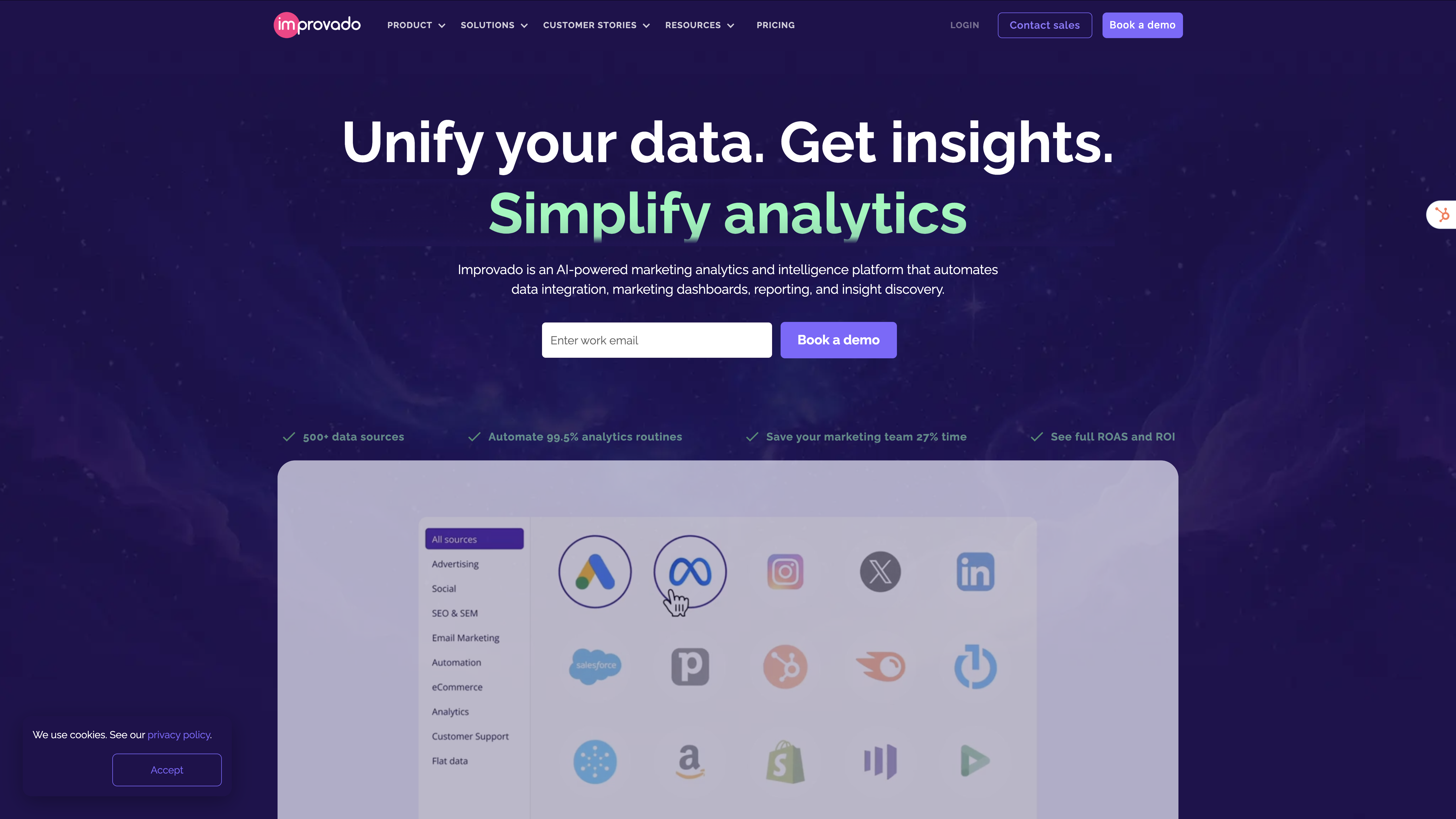 Improvado marketing data platform