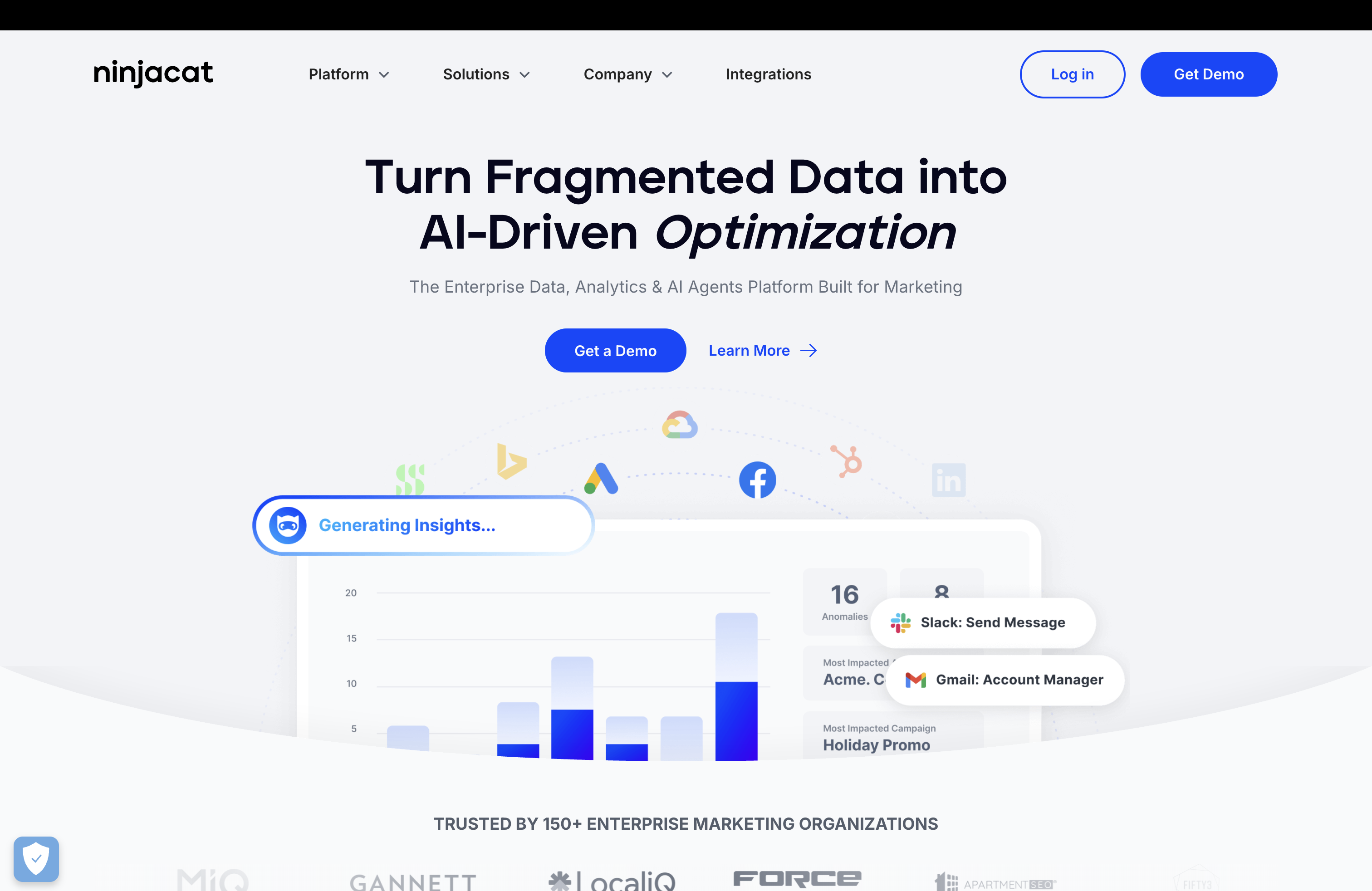 NinjaCat agency data platform