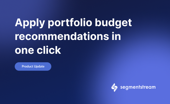 Apply portfolio budget recommendations in one click