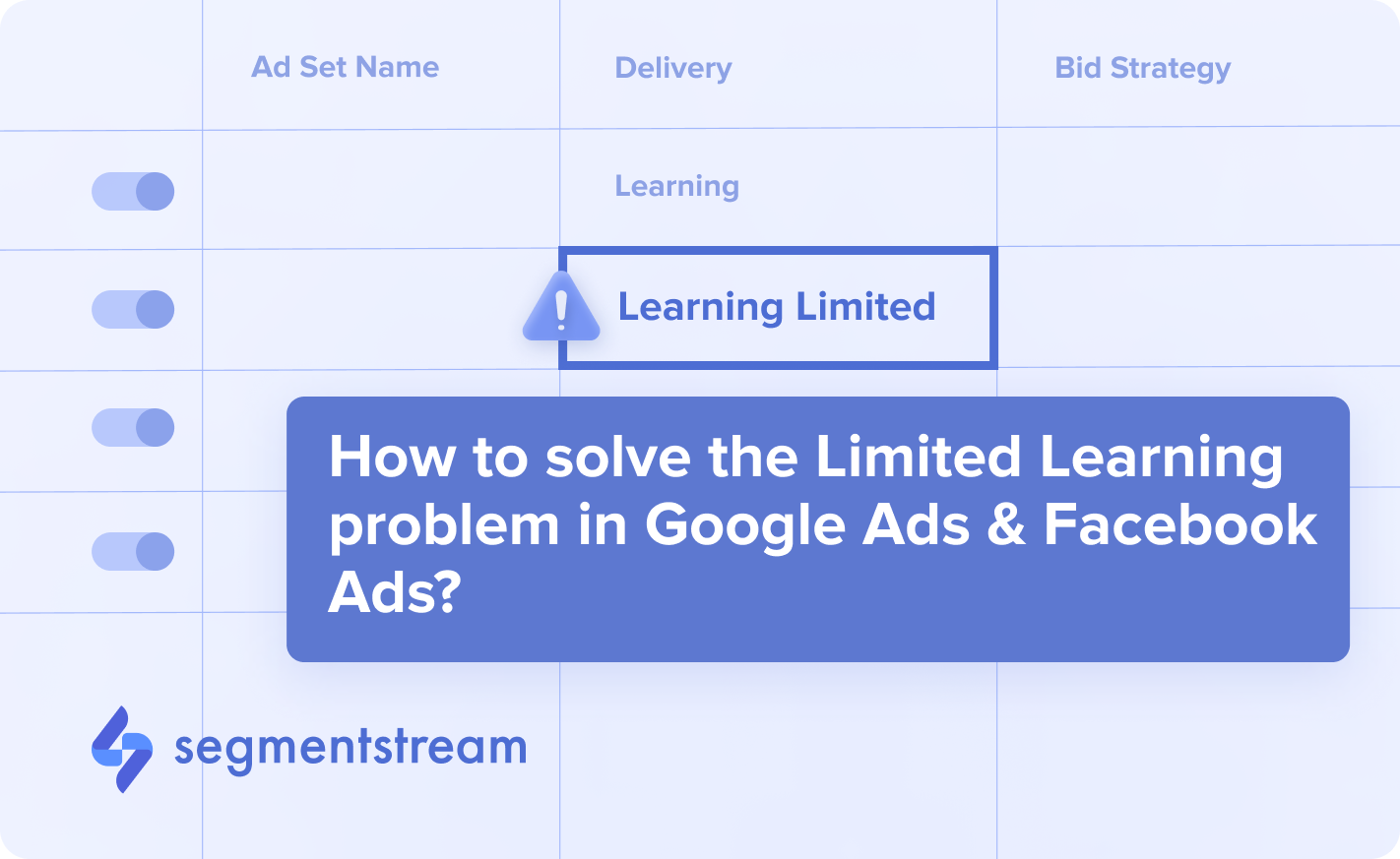 How to finally solve the Limited Learning problem in Facebook Ads and Google Ads?