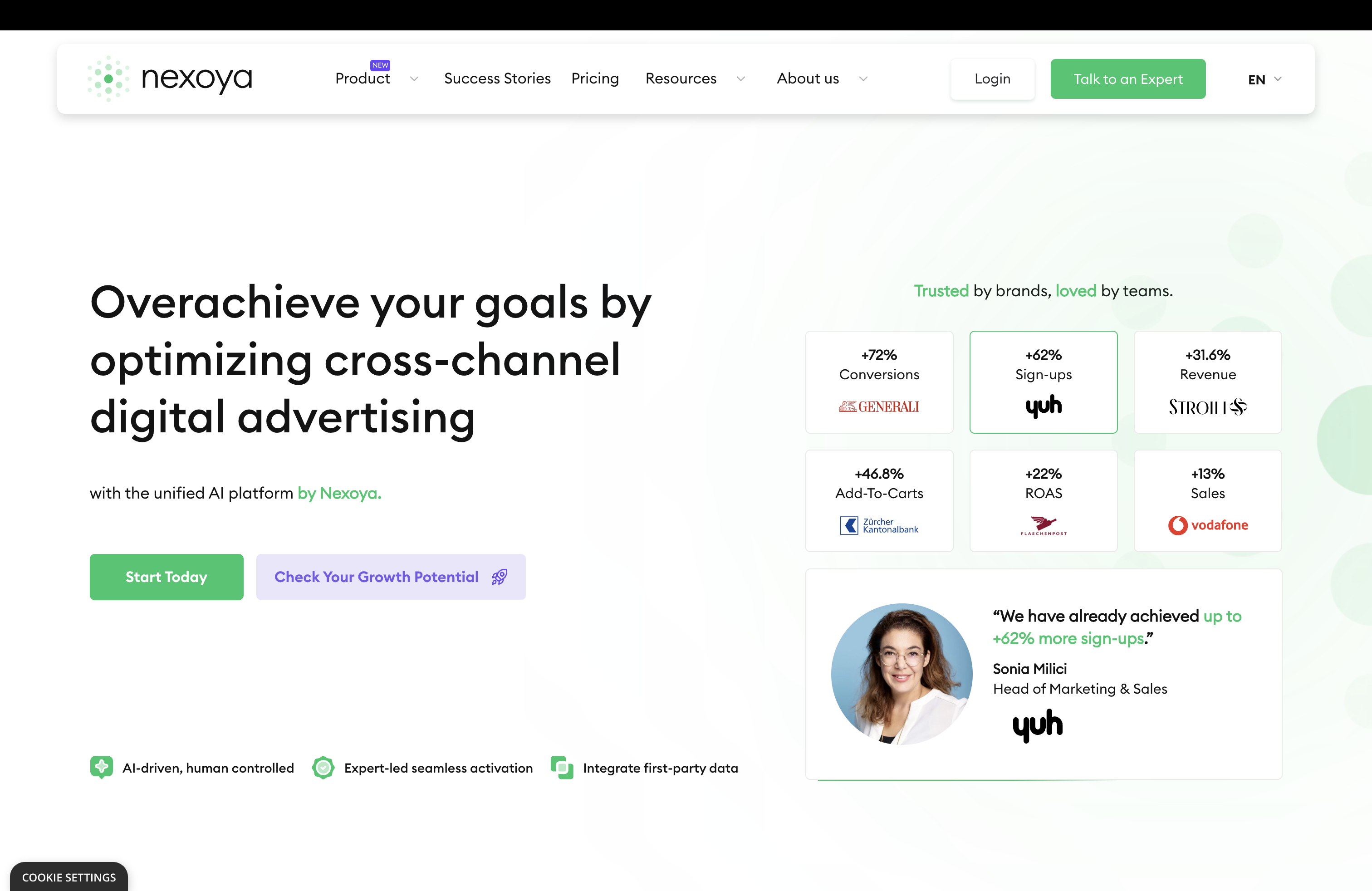 Nexoya budget optimization platform