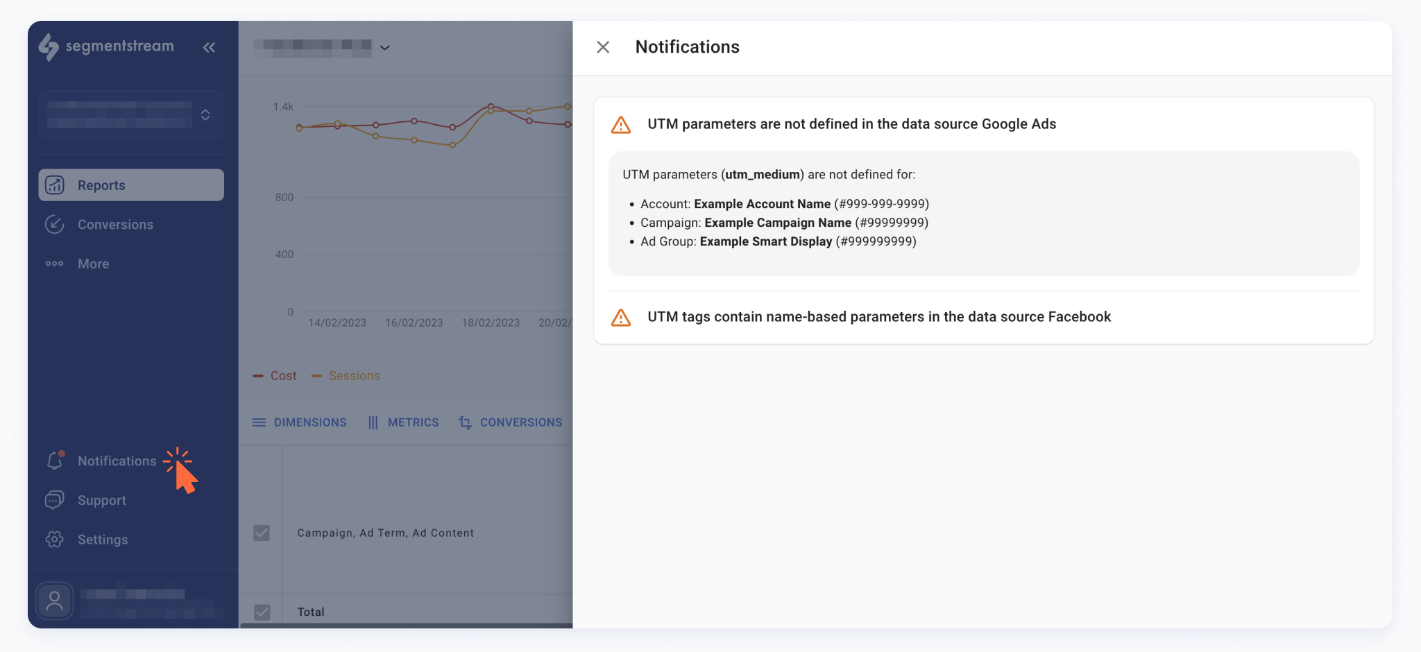 SegmentStream February'23 updates - Notification centre