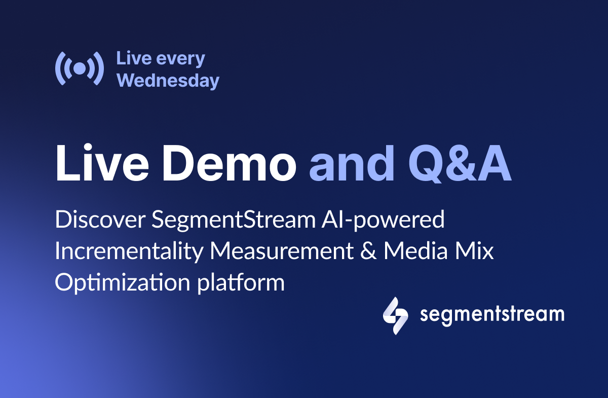 SegmentStream Demo and Q&A — Live Every Wednesday